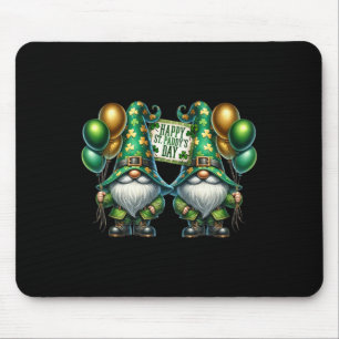 Mousepad Feliz Gnomo De Dia de São Patrício Para As Ruas De