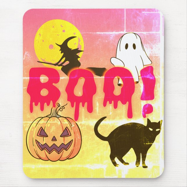 Mousepad Feliz Halloween  (Frente)