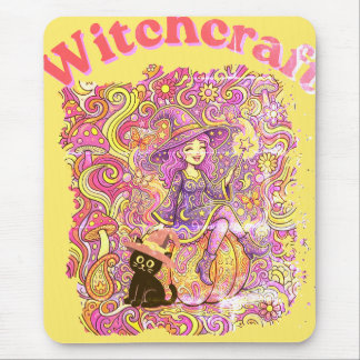 Mousepad Feliz Halloween-bruxaria