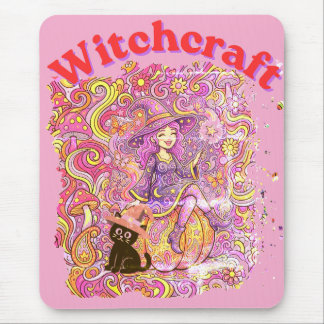 Mousepad Feliz Halloween-bruxaria