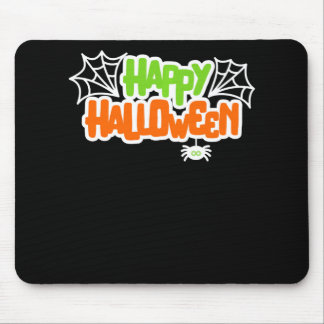 Mousepad Feliz Halloween Colorida Aranha Cótea