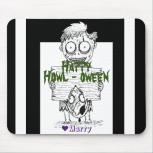 Mousepad Feliz Halloween Família Feliz Howl-between