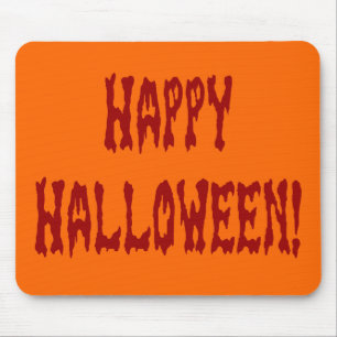 Mousepad Feliz Halloween Gore Text