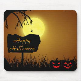 Mousepad Feliz Halloween Jack O Lanterna Pumpkins