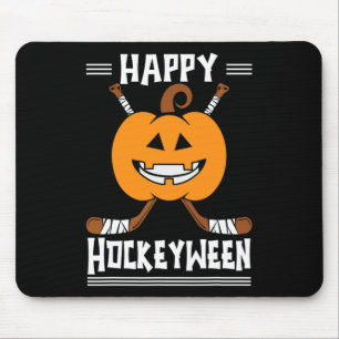 Mousepad Feliz Hockeybetween Halloween Ice Player and H