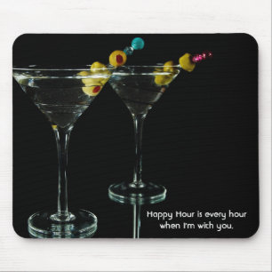 Mousepad Feliz Hour Martini Bebe