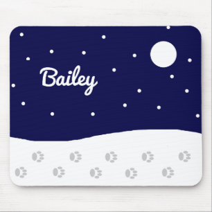 Mousepad Feliz inverno rural: