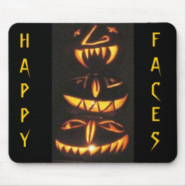 Mousepad Feliz Jack o'Lantern Faces