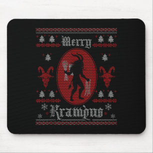 Mousepad Feliz Krampus Horror Soky Malvado Divertido Natal 