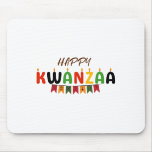 Mousepad Feliz Kwanzaa - 7 Princípios Das Camisetas Kwanzaa