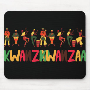 Mousepad Feliz Kwanzaa Orgulhoso Herit Feriado Africano Ame