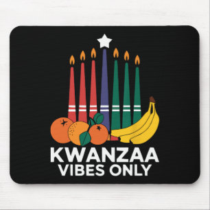 Mousepad Feliz Kwanzaa vela Africa Holiday African American