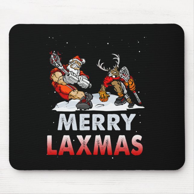 Mousepad Feliz Laxmas - Natal feio - Papais noeis de Lacros (Frente)