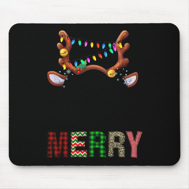 Mousepad Feliz-leopardo-pajama mulheres que fazem bagunça c (Frente)