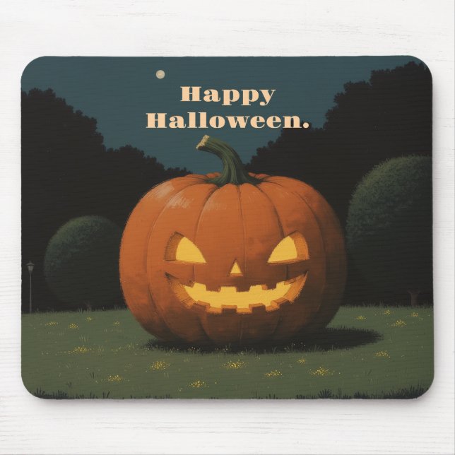 Mousepad Feliz mouses pads de Halloween (Frente)