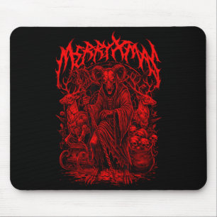 Mousepad Feliz Natal Banda de Heavy Metal Paródia Vin Death