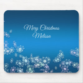 Mousepad Feliz Natal. Cartão. Nome