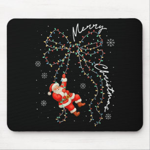 Mousepad Feliz Natal Chapéu Vermelho do Papai Noel Rena Nat