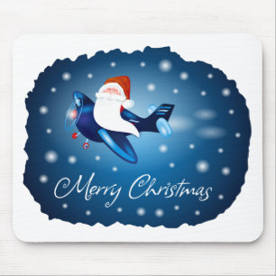Mousepad Feliz Natal com Papais noeis