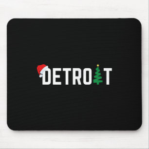 Mousepad Feliz Natal Detroit Felizes Festas Michigan Sa