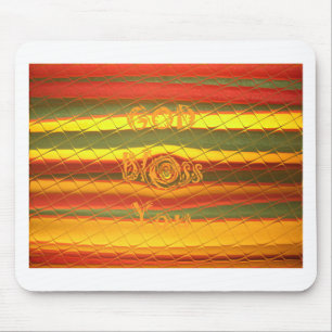 Mousepad Feliz Natal Deus Abençoe Você Cores Design