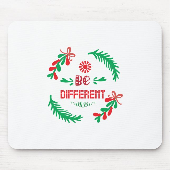 Mousepad Feliz Natal Do Xmas Seja Diferente (Frente)