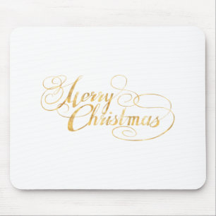 Mousepad Feliz Natal (DOURADO)