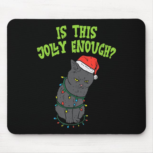 Mousepad Feliz Natal Engraçado É Muito Divertido (Frente)