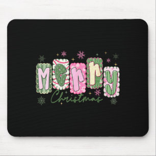 Mousepad Feliz Natal Garota Préppy Feminina Mulheres Crianç