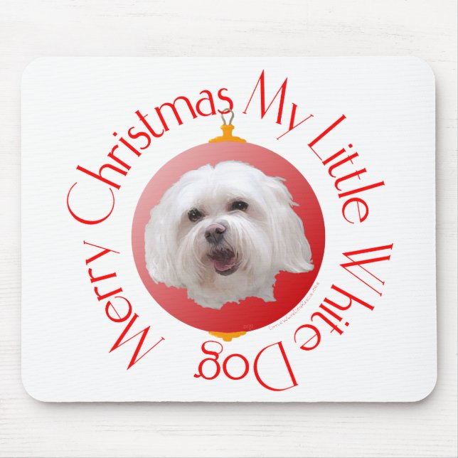 Mousepad Feliz Natal Havanese (Frente)