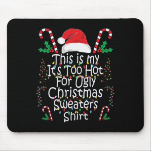 Mousepad Feliz Natal Muito Quente E Divertido Xmas Homens F