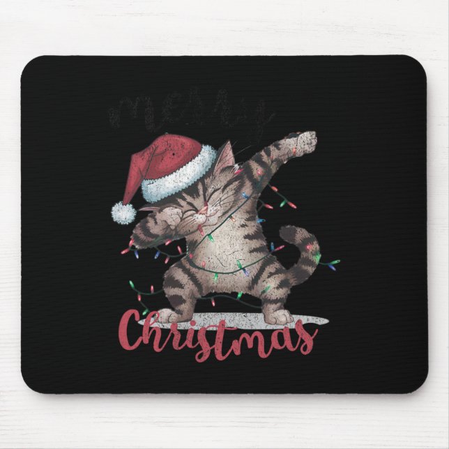 Mousepad Feliz Natal Negro (Frente)