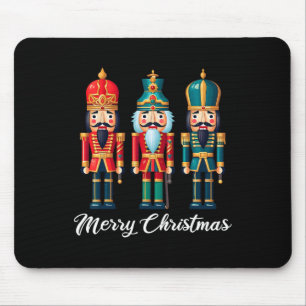 Mousepad Feliz Natal Nutcracker Balé Festivo Xmas Men