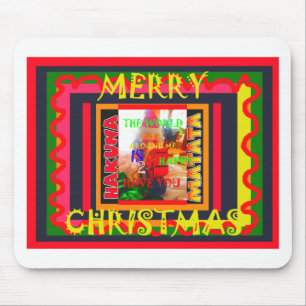 Mousepad Feliz Natal O mundo à minha volta é feliz