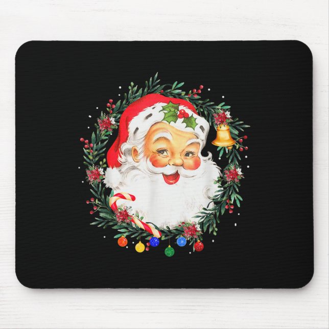 Mousepad Feliz Natal Papai Noel Nk Afro Afro Americano (Frente)