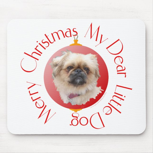 Mousepad Feliz Natal Pékinese (Frente)