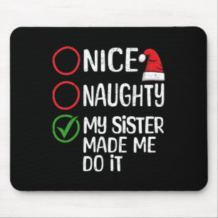 Mousepad Feliz Natal Que Minha Irmã Me Fez Fazer Isso Xma