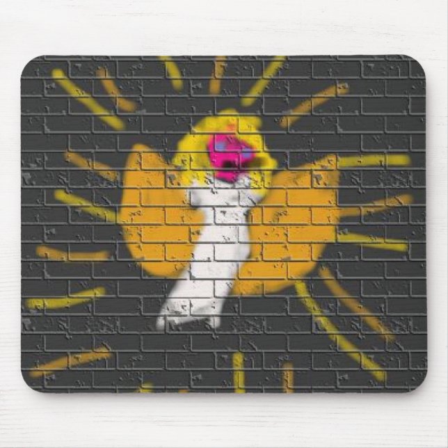 Mousepad Feliz Natal Sun Moon Angel, Art by Kids :) (Frente)