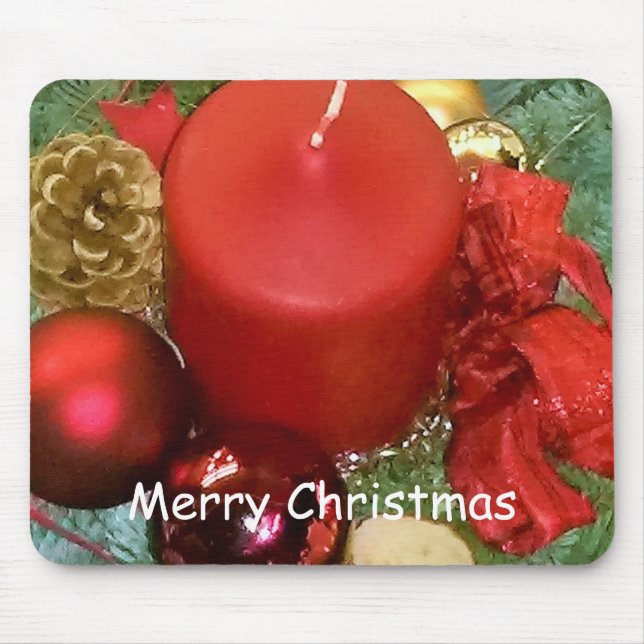 Mousepad Feliz Natal Wreath (Frente)