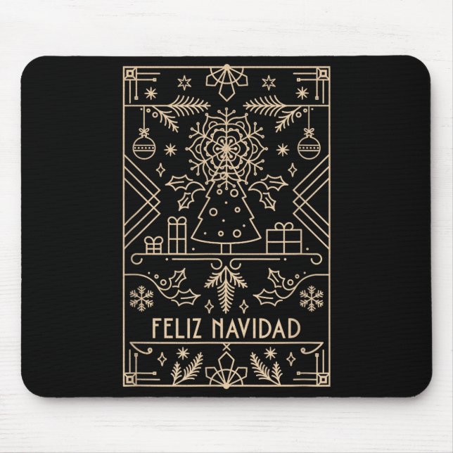 Mousepad Feliz Navidad, Christmas  (Frente)