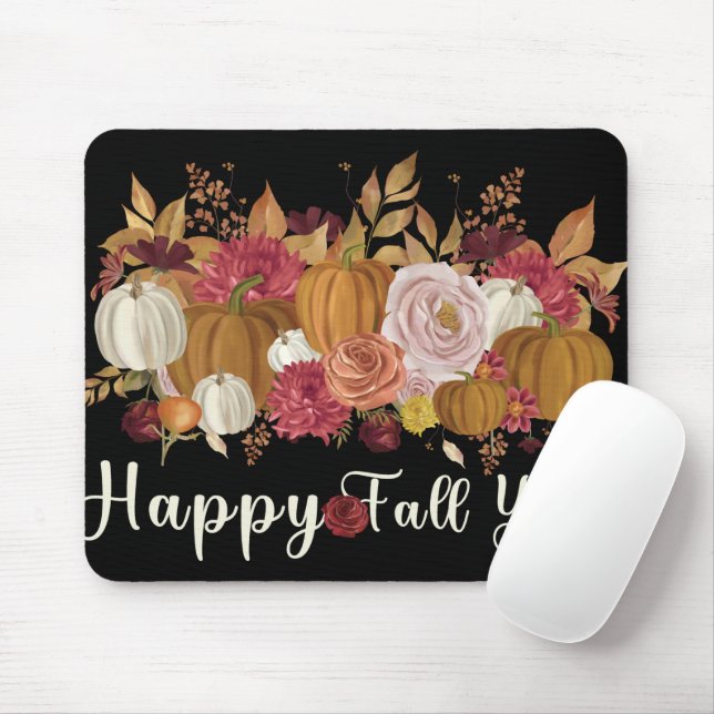 Mousepad Feliz outono Y (Com mouse)