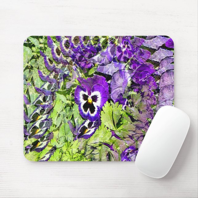 Mousepad Feliz Pansies... (Com mouse)