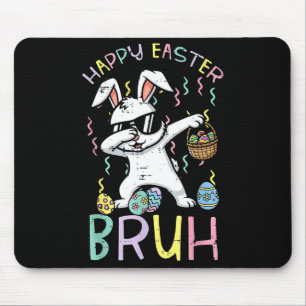 Mousepad Feliz páscoa mano coelho dab coelho legal meme men