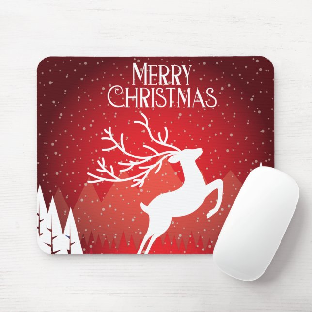 Mousepad Feliz presente de Natal (Com mouse)