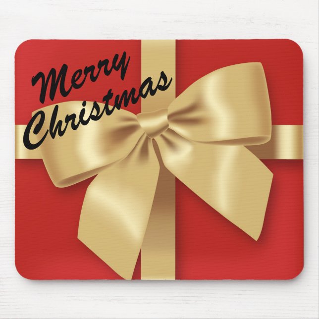 Mousepad Feliz presente de Natal (Frente)