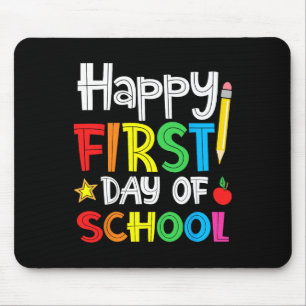 Mousepad Feliz primeiro dia de boas-vindas à escola