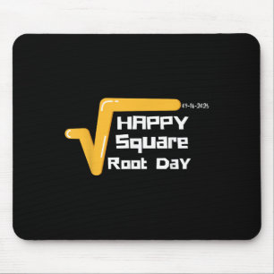 Mousepad Feliz Quadrado Dia da Raiz Homens Mulheres Criança