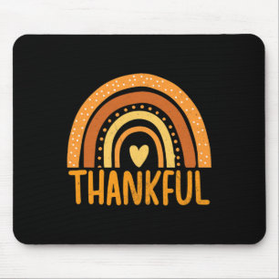 Mousepad Feliz Rainbow Fall Season de Ação de Graças outono