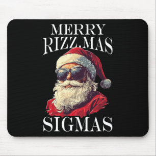 Mousepad Feliz Rizzmas Sigmas - Natal Christmas Papai Noel