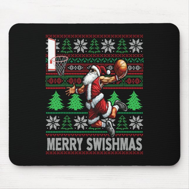 Mousepad Feliz Swishmas Feia Natal (Frente)